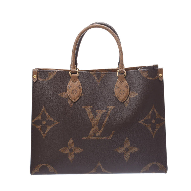 Louis Vuitton Louis Vuitton Monogram Reverse on Zago MM 2 Way Brown M45321男女皆宜的巨头Monogram Canvas手提袋A-Rank使用Silgrin