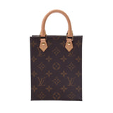 Louis Vuitton Monogram Petite sac Plaid 2WAY Bag Brown m69442 Womens Monogram canvas handbag a