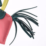 HERMES エルメス ロデオ PM　馬モチーフ ローズアザレ/ライム/マラカイト A刻印(2017年頃) ユニセックス アニョーミロ チャーム Aランク 中古 銀蔵