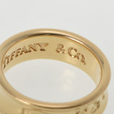 TIFFANY&Co. ティファニー 1837 ナローリング 8号 レディース K18イエローゴールド リング・指輪 Aランク 中古 銀蔵