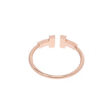 TIFFANY&Co. Tiffany T Wire 15.5 Ladies K18YG/Diamond Ring Ring: Unused Ginzo