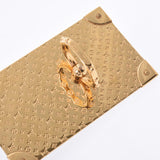 LOUIS VUITTON Louviton Monogram Von, Gold M63145, Unisex, Mobile and Smile Accessories, B Rank, Class Used Gone Rank.