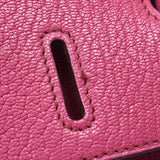 Hermes Birkin bag 35 Fuchsia Pink Silver Hardware