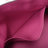 Hermes Birkin bag 35 Fuchsia Pink Silver Hardware