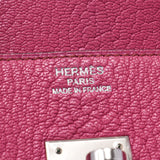 Hermes Birkin bag 35 Fuchsia Pink Silver Hardware