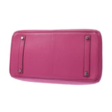 Hermes Birkin bag 35 Fuchsia Pink Silver Hardware