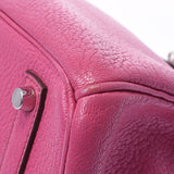 Hermes Birkin bag 35 Fuchsia Pink Silver Hardware