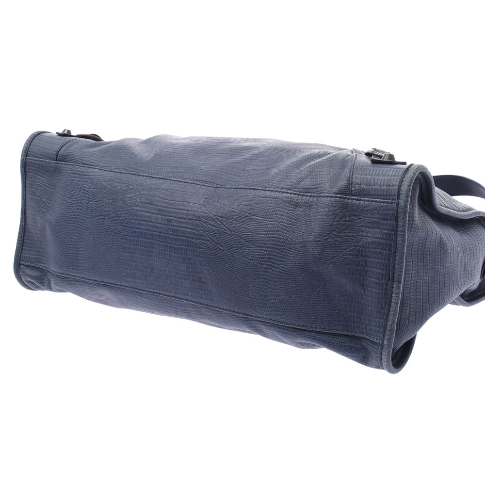 バレンシアガザ シティ 2WAYバッグ ネイビー レディース ハンドバッグ