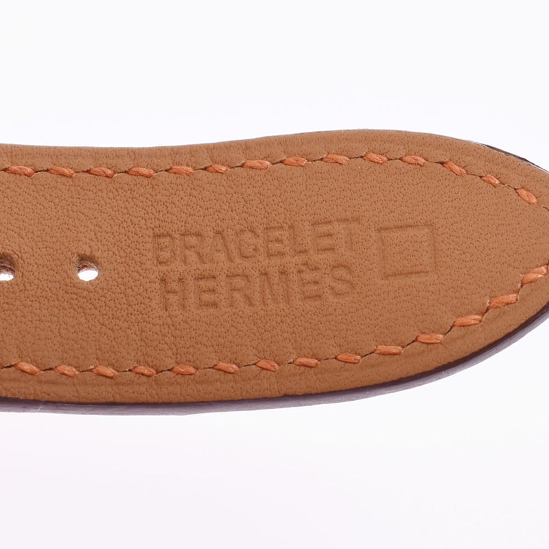 HERMES エルメス Hウォッチ ベゼルダイヤ HH3.530 メンズ SS/アリゲーター 腕時計 自動巻き 白文字盤 未使用 銀蔵