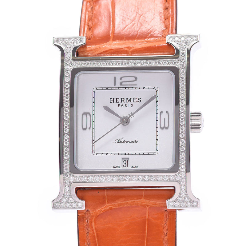 エルメスHウォッチ ベゼルダイヤ メンズ 腕時計 HH3.530 HERMES – 銀蔵 