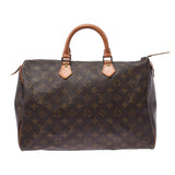 LOUIS VUITTON Louis Vuitton Monogram Speedy 35 Brown M41524 Unisex Monogram Canvas Handbag B Rank Used Ginzo