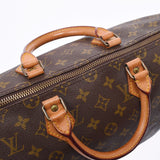 LOUIS VUITTON Louis Vuitton Monogram Speedy 35 Brown M41524 Unisex Monogram Canvas Handbag B Rank Used Ginzo