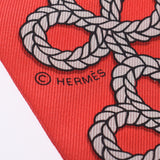 Hermes Hermes Twilley装饰和Brandenburg饰品/ Galons et Brandebourgs红女性丝绸100％围巾新水池