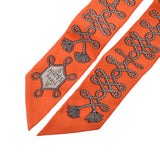 新银藏百分之十的橙色女士丝绸围巾