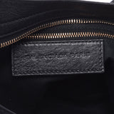 Balenciaga Valenciaga The Giant City 2way Bags Black PG Broads 281770 Ladies Leather Type Push Handbags A Rank Used Silgrin