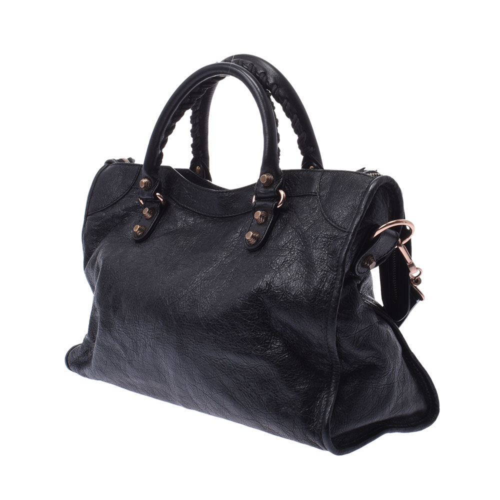 BALENCIAGA バレンシアガ ザ・ジャイアント シティ 2WAYバッグ 黒 PG 