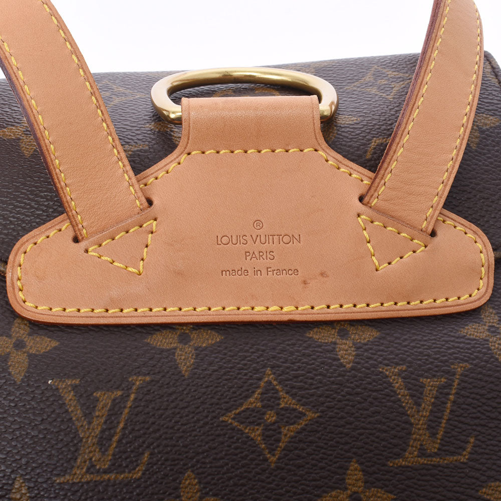 LOUIS VUITTON ルイヴィトン モノグラム モンスリ ブラウン M51136 ユニセックス モノグラムキャンバス リュック・デイパック  ABランク 中古 - Lasertooling