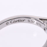 CARTIER カルティエ ソリテール 1895 ダイヤ0.37ct F-VVS-3EX 一粒ダイヤ #45 5号 レディース Pt950プラチナ リング・指輪 Aランク 中古 銀蔵