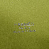 Hermes Hermes Bolid 27 2WAY Bag Anis Green Silver Bracket □ L-engraving (around 2008) Ladies Shake Handbags A rank used Silgrin