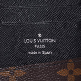 Louis Vuitton Louis Vuitton Monogram Makasa Zippy Wallet Vertical Brown M60109 Menogram Makata Canvas Long Wallet B Rank Used Silgrin