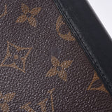 Louis Vuitton Louis Vuitton Monogram Makasa Zippy Wallet Vertical Brown M60109 Menogram Makata Canvas Long Wallet B Rank Used Silgrin