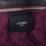 Loewe Loewe Flamenco 36 Black Silver Fittings Ladies Leather Shoulder Bag A-Rank Used Sinkjo
