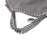 STELLA MCCARTNEY Stella McCartney Farabela Mini Chain Tote Gray Silver Fittings Ladies Fake Leather 2way Bag A-Rank Used Silgrin