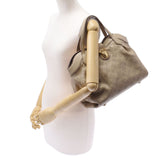 LOUIS VUITTON ルイヴィトン モノグラム マヒナ シールス PM ラン（ベージュ系） M93078 レディース マヒナレザー ハンドバッグ Aランク 中古 銀蔵