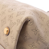 LOUIS VUITTON ルイヴィトン モノグラム マヒナ シールス PM ラン（ベージュ系） M93078 レディース マヒナレザー ハンドバッグ Aランク 中古 銀蔵