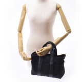 HERMES エルメス アカプルコ PM 黒 レディース ナイロン/カーフ ハンドバッグ Bランク 中古 銀蔵