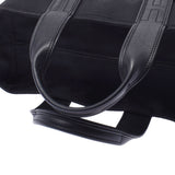 HERMES エルメス アカプルコ PM 黒 レディース ナイロン/カーフ ハンドバッグ Bランク 中古 銀蔵