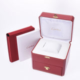 Cartier Cartier Cartier Minira Dona Besel WE60085G女士WG观看石英银拨号阵列二手Ginzo