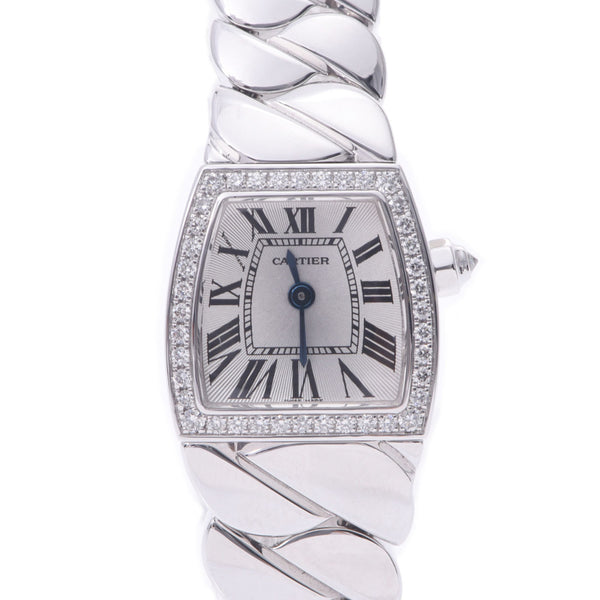 Cartier Cartier Minira Dona Besel WE60085G Ladies WG Watch Quartz Silver Dial A Rank used Ginzo
