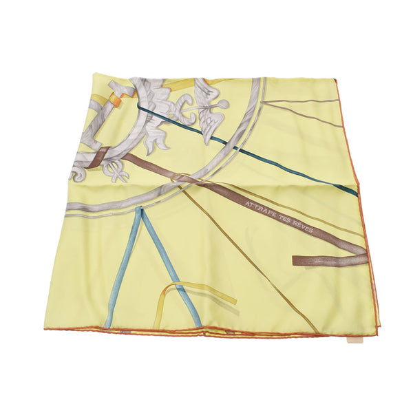 Hel Meskale 90 Dreams / Attrape Tes Reves Light Yellow Women Scarf