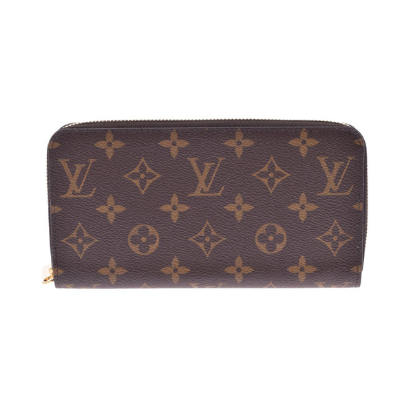 路易威顿路易·维顿（Louis Vuitton）路易·威登（Louis Vuitton）会标Zippy Wallet Rose Ballerine M41894女士会标帆布钱包钱包钱包未使用的金佐（Ginzo）