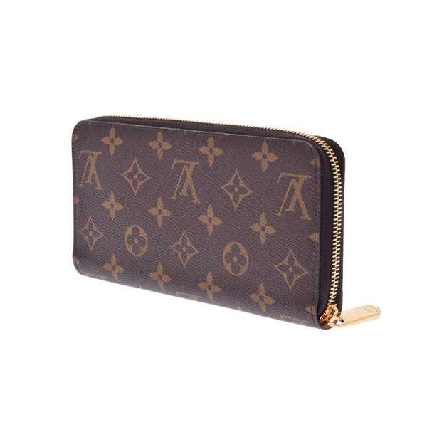 路易威顿路易·维顿（Louis Vuitton）路易·威登（Louis Vuitton）会标Zippy Wallet Rose Ballerine M41894女士会标帆布钱包钱包钱包未使用的金佐（Ginzo）