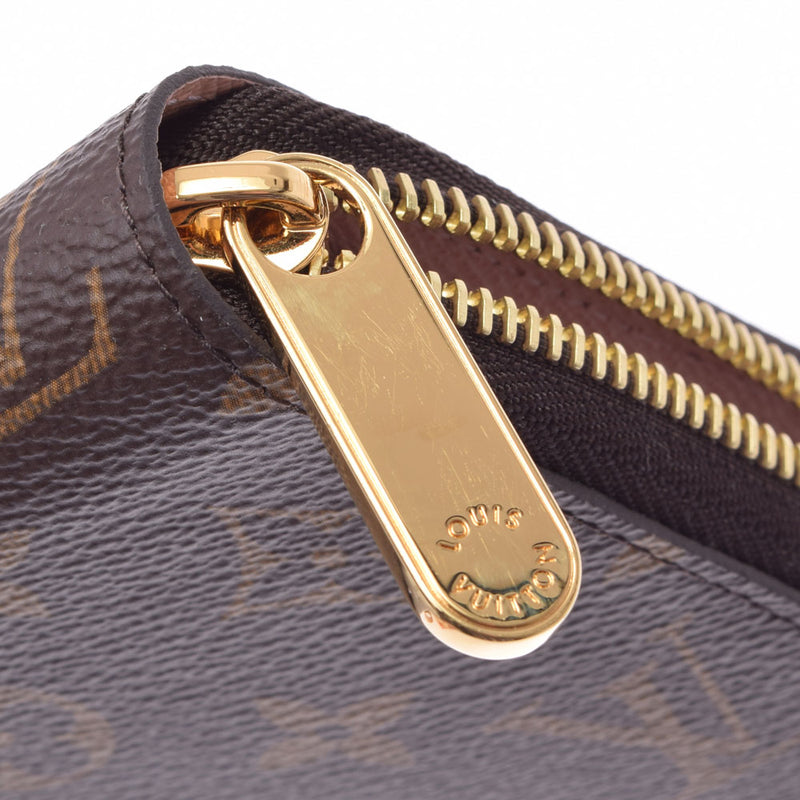 路易威顿路易·维顿（Louis Vuitton）路易·威登（Louis Vuitton）会标Zippy Wallet Rose Ballerine M41894女士会标帆布钱包钱包钱包未使用的金佐（Ginzo）
