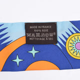 HERMES エルメス ツイリー ペガサスの源泉/La Source de Pegase オレンジ/青/緑 レディース シルク100％ スカーフ 新品 銀蔵