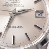 Omega Omega Sea Master Chronometer 168.024男士SS观看自动银拨号台台用Ginzo