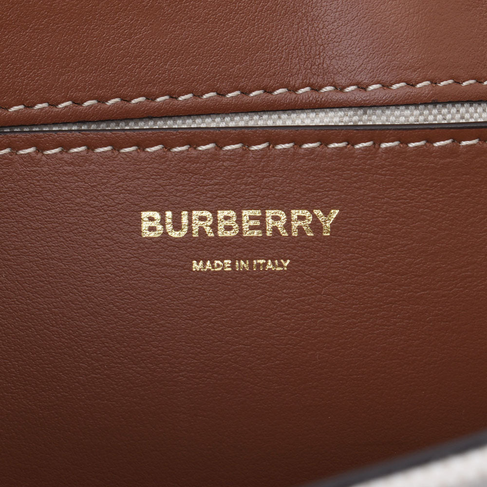 バーバリーホースフェリープリント クロスボディバッグ ナチュラル／タン ユニセックス キャンバス ショルダーバッグ BURBERRY – 銀蔵オンライン