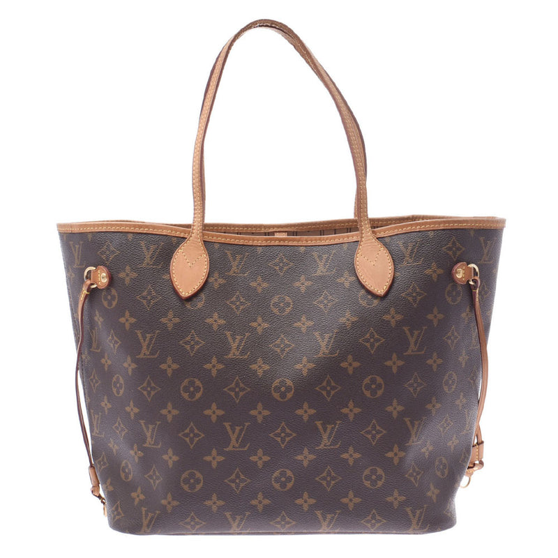 Louis Vuitton Louis Vuitton Monogram Never Full MM Old Brown M40156 Unisex Monogram Canvas Tote Bag B Rank Used Silgrin