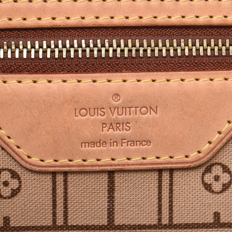 Louis Vuitton Louis Vuitton Monogram Never Full MM Old Brown M40156 Unisex Monogram Canvas Tote Bag B Rank Used Silgrin