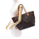 Louis Vuitton Louis Vuitton Monogram从不全MM旧棕色M40156男女皆宜音乐帆布手提包B等级使用Silgrin