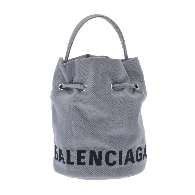 BALENCIAGA Balenciaga Bucket Bag Bag XS Drawstring Gray Ladies Canvas 2WAY Bag New Used Ginzo