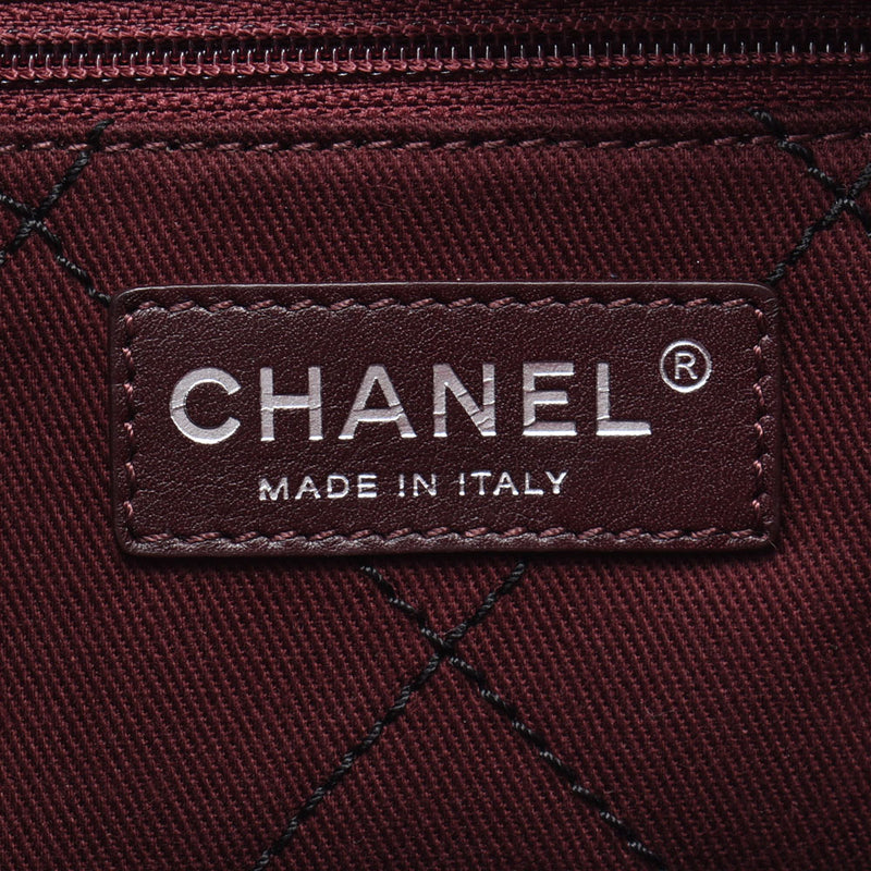 Chanel Chanel Matrasse Black Silver Bracket Women's Caviar Skin Tote Bag A-Rank Used Sinkjo