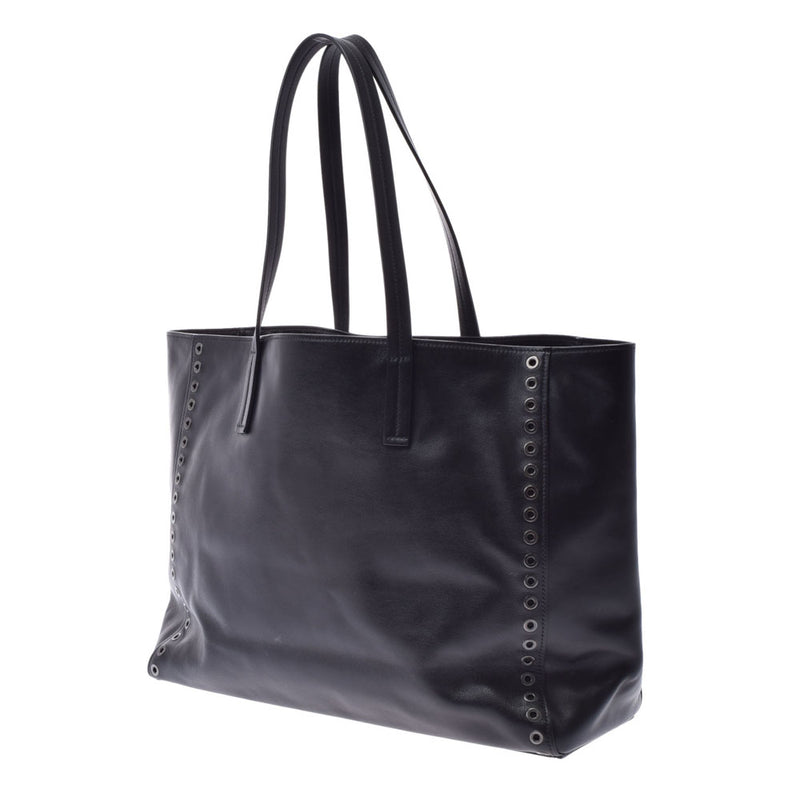 プラダパンチング 黒 ユニセックス トートバッグ 1BG032 PRADA 中古