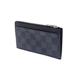 LOUIS VUITTON ルイヴィトン ダミエ グラフィット コインカードフォルダー 黒/グレー N64038 メンズ ダミエグラフィットキャンバス コインケース Aランク 中古 銀蔵