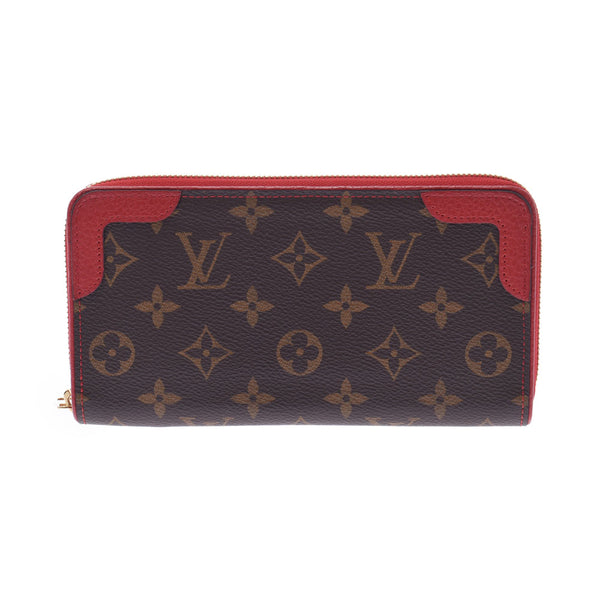 LOUIS Vuitton Louis Vuitton monogram zippy wallet retiree rosslees m61854 women's monogram canvas long wallet a-rank used silver stock