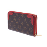 LOUIS Vuitton Louis Vuitton monogram zippy wallet retiree rosslees m61854 women's monogram canvas long wallet a-rank used silver stock