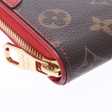 LOUIS Vuitton Louis Vuitton monogram zippy wallet retiree rosslees m61854 women's monogram canvas long wallet a-rank used silver stock